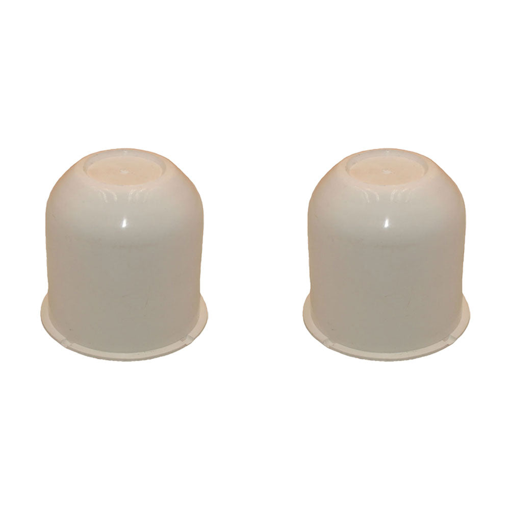 Qty 2: Hub Center Cap (White) Fits Universal Products Replaces MD9004W