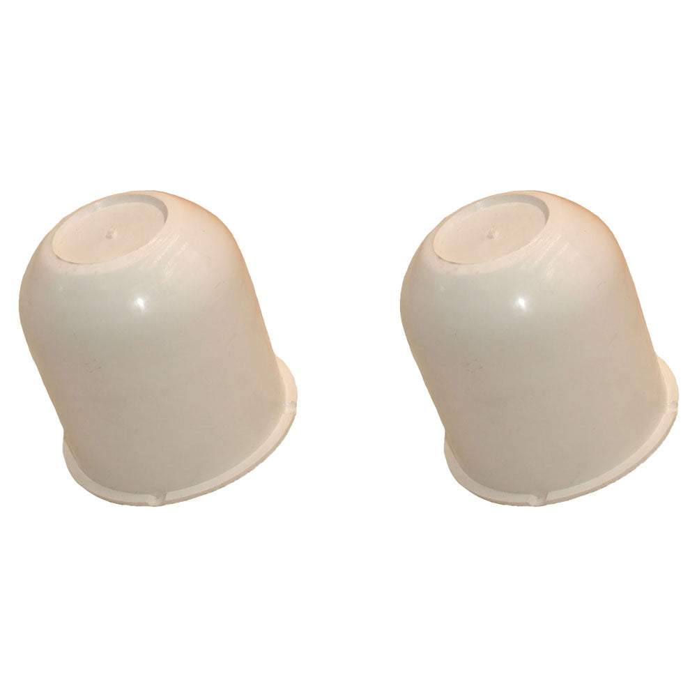 Qty 2: Hub Center Cap (White) Fits Universal Products Replaces MD9004W