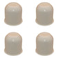 Qty 4: Hub Center Cap (White) Fits Universal Products Replaces MD9004W