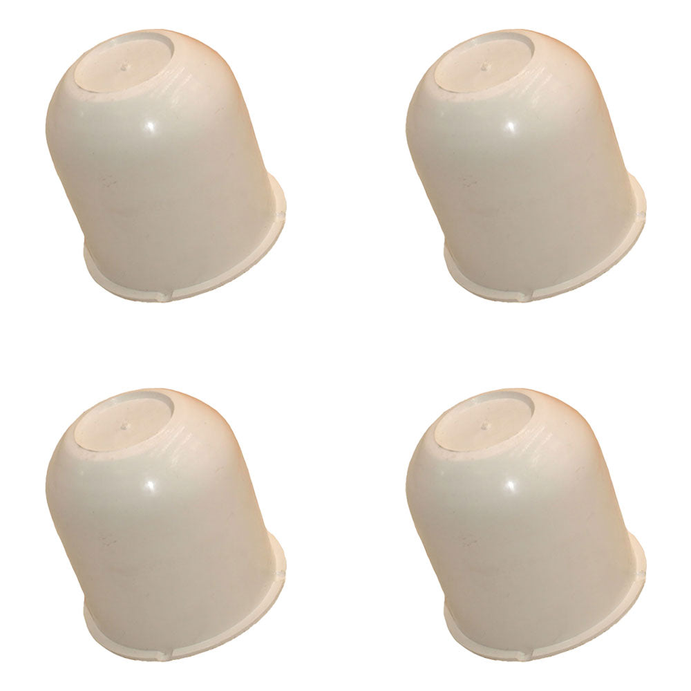 Qty 4: Hub Center Cap (White) Fits Universal Products Replaces MD9004W