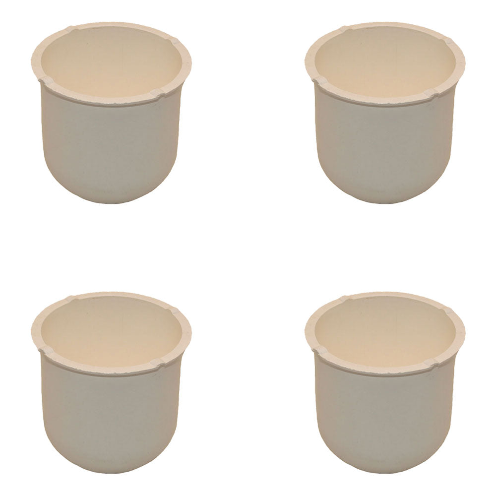 Qty 4: Hub Center Cap (White) Fits Universal Products Replaces MD9004W