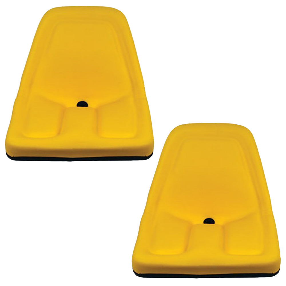 Two Yellow Michigan Seats Fits John Deere Fits Gator Lawn Tractor