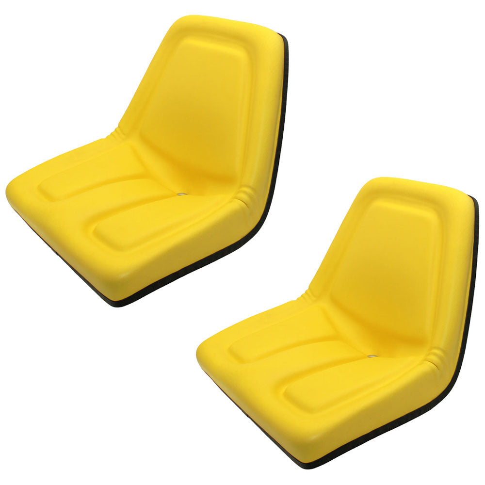 2 Pack of Yellow Tractor Seats TM333YL Fits John Deere Fits Ford NH Fits Bobcat
