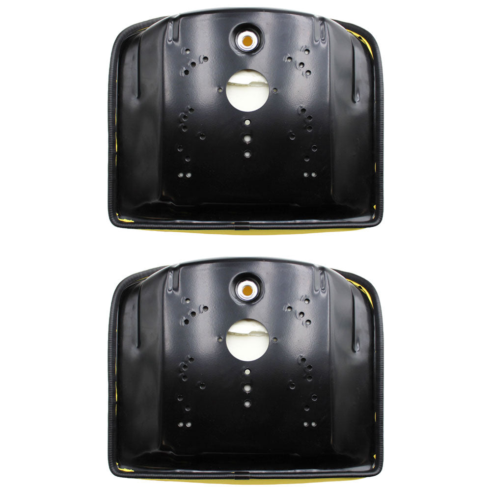 2 Pack of Yellow Tractor Seats TM333YL Fits John Deere Fits Ford NH Fits Bobcat
