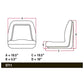 Yellow Michigan Style Seat Fits Universal Products Replaces LGS97HBY