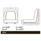 TMS444BL Universal Seat, Michigan Style, with Slide Track