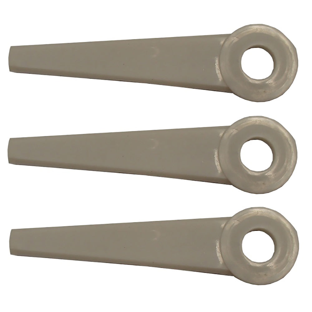 Set of Three Trimmer Head Blades 4111 007 1001 Fits Hoffco Slasher Heads 4-1/16"