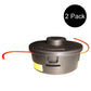 (2) Trimmer Head Fits Stihl FS 44 55 56 70 80 83 85 90 100 RX 110 120