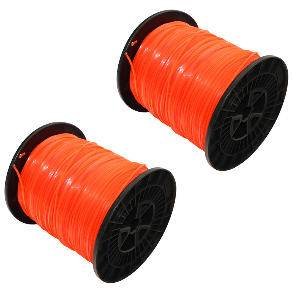 N/A Qty 2: Red Commercial Trimmer Line Fits Universal Products
