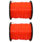 N/A Qty 2: Red Commercial Trimmer Line Fits Universal Products