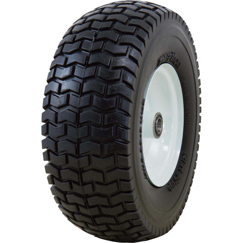 Marathon Tires Flat-Free Lawn Mower Tire - 3/4in. Bore, 13 x 5.00-6in.
