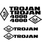 Trojan Wheel Loader 4000 Decal Set with O & K Decals