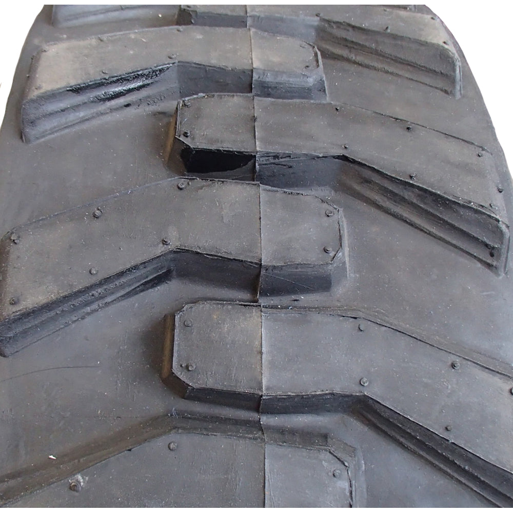 One New Heavy Duty 12-16.5 12-Ply Skid Steer Tire w/ Rim Guard Fits Bobcat