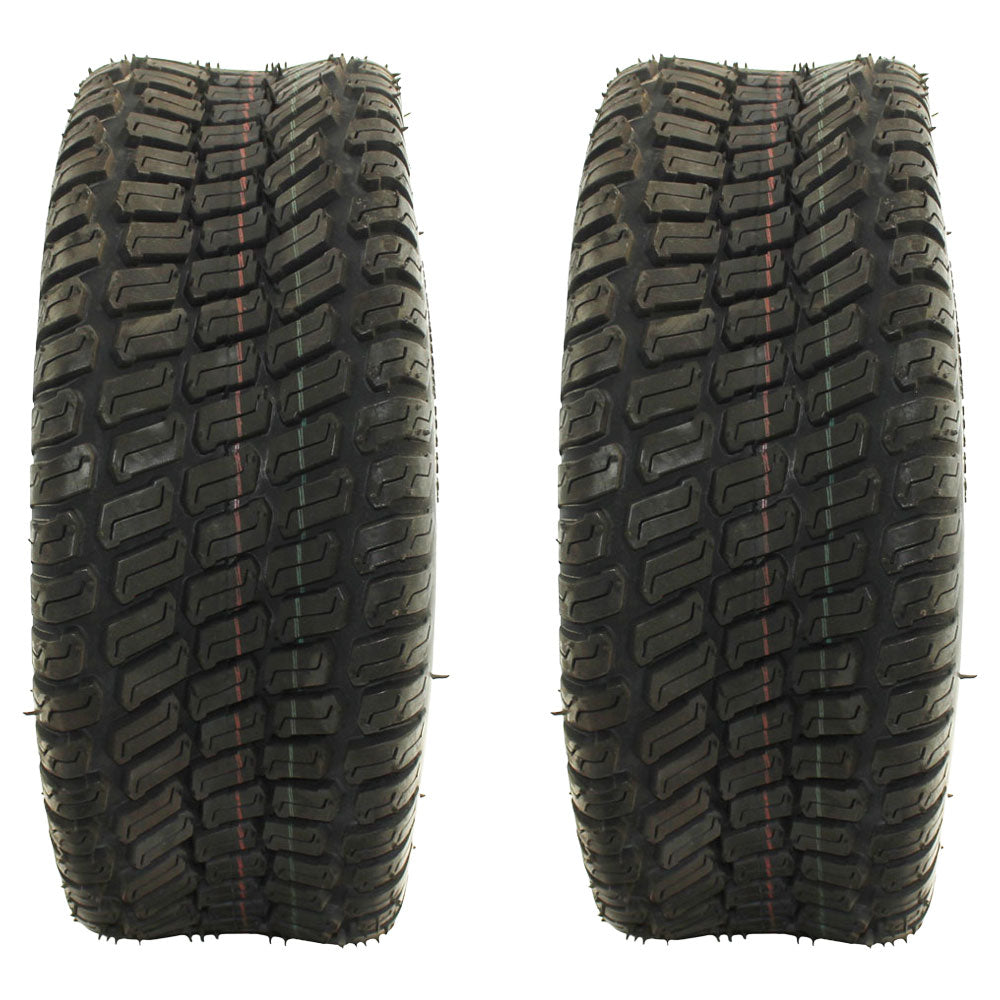 Set of 2 Turf Tires 16x6.50-8 Tubeless 4-Ply Commercial Walk Behind Lawn Mowers