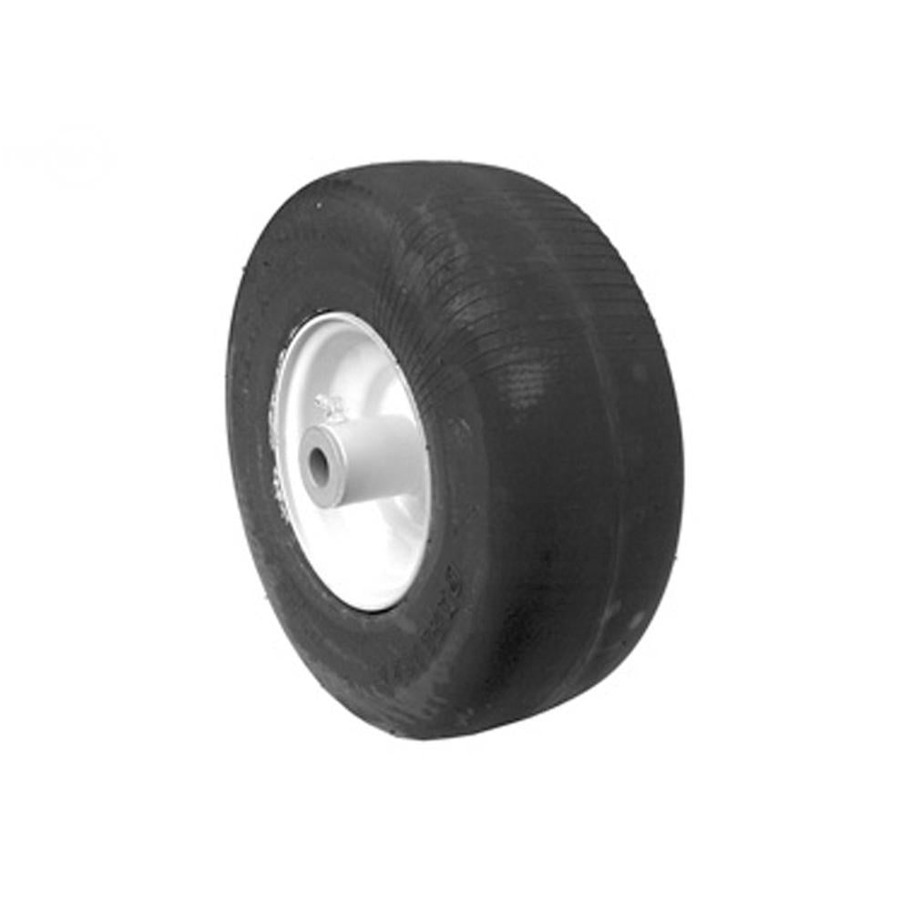 Marathon Tire Flat-Free Lawn Mower Tire - 3/4in. Bore, 11 x 4.00-5in.