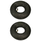 2 TIRE INNER TUBES 4.10x4 3.50x4 TR87 90° Bent Valve Stem Fits Boss Snow Blower