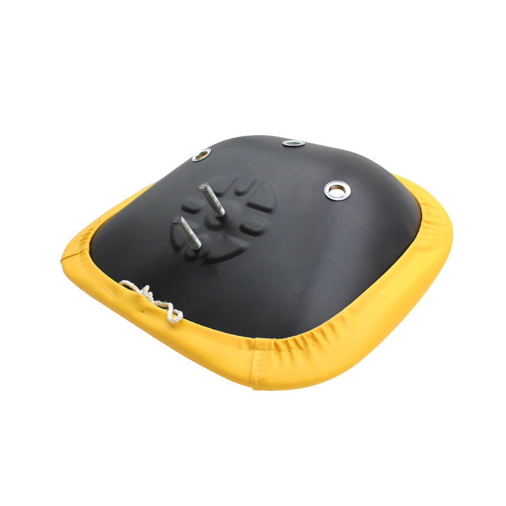 Yellow Padded Pan Seat Fits John Deere Replaces TS1200YEL