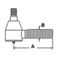 S.71264 Tie Rod, Length: 92mm Fits Long Tractor