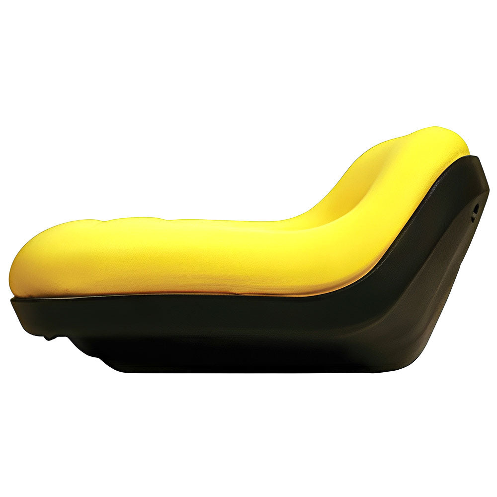 Yellow Low Back Seat Fits John Deere Replaces TY15861