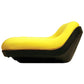 Yellow Low Back Seat Fits John Deere Replaces TY15861