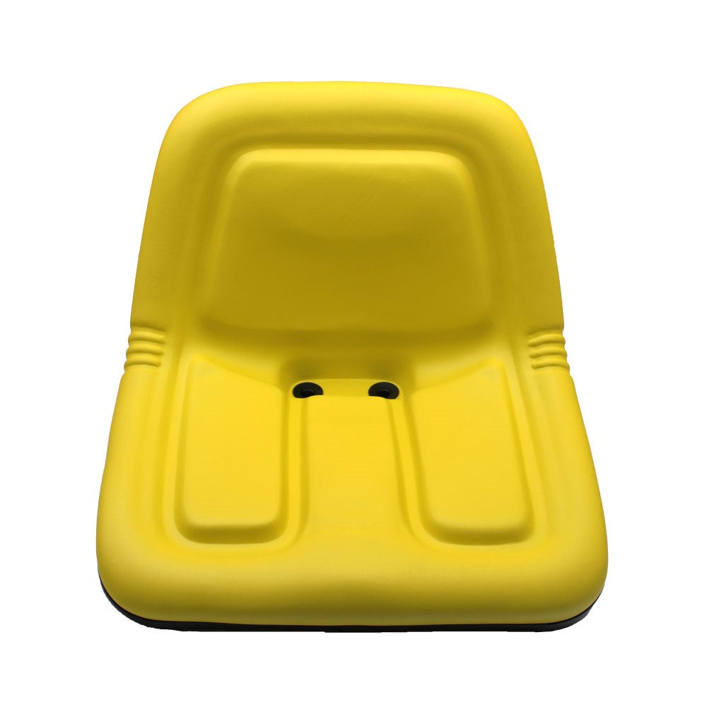 TY15863 Deluxe High-Back Steel Pan Seat Yellow Fits John Deere AMT622 AMT626