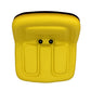Yellow High Back Seat Fits John Deere Replaces AM105898