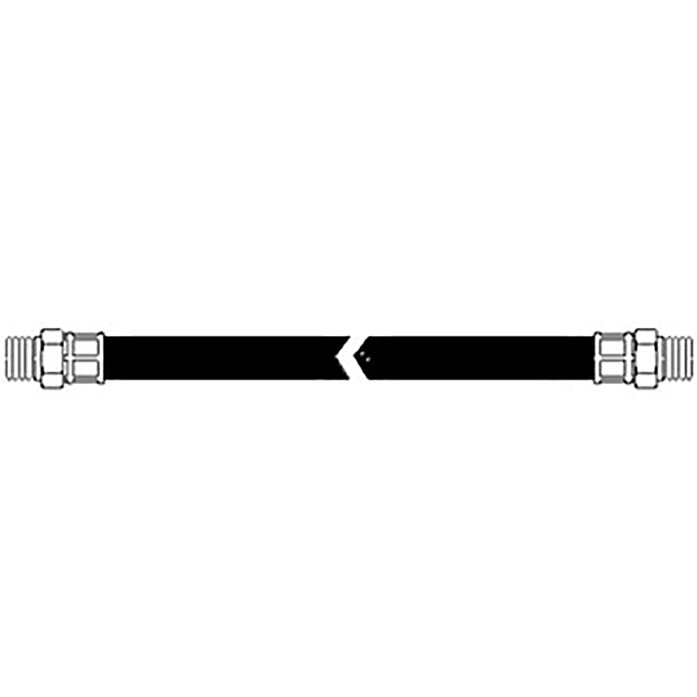 A-PHA2W3848-AI 3/8" Hydraulic Hose Assembly, Rigid x Rigid Male NPT, 48"