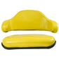 2 Piece Set of Yellow Seat Cushions Fits John Deere 310 310A 310B 401