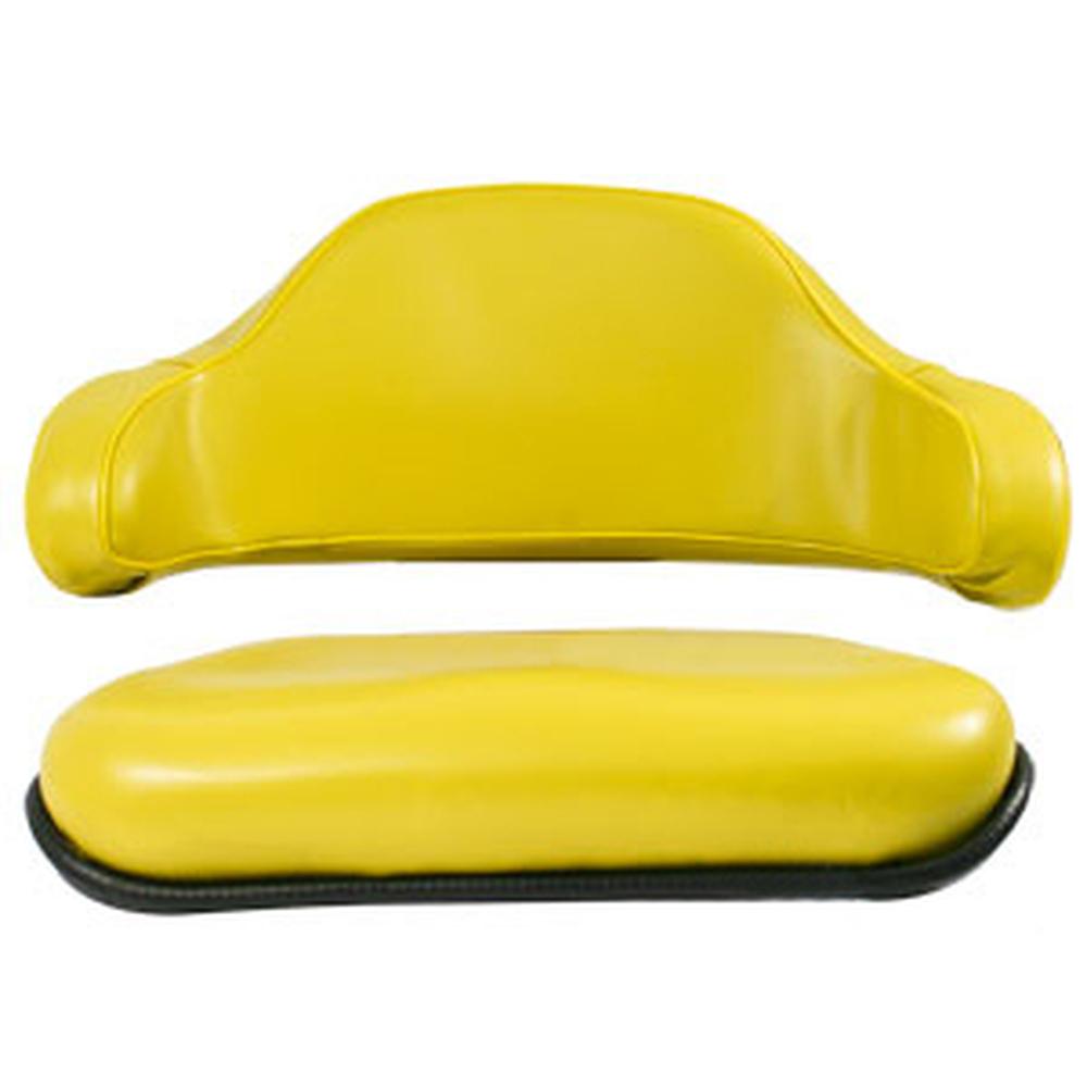 2 Piece Set of Yellow Seat Cushions Fits John Deere 310 310A 310B 401
