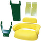 Seat Cushion Set w/ Bracket Fits John Deere Replaces AR59680
