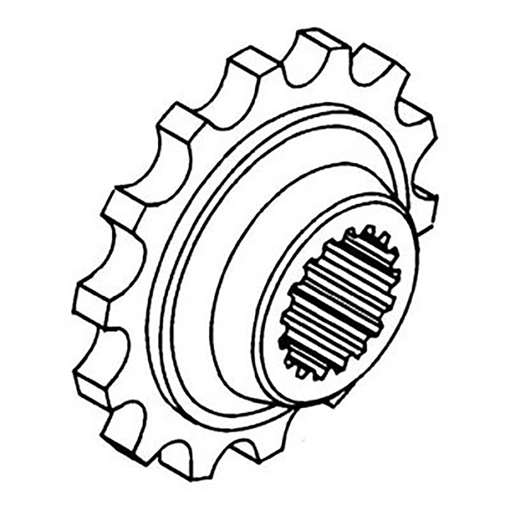 155533A White Oliver Tractor Rear Coupler Sprocket 1550 1555 1600 1650 1655