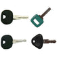 (4) Ignition Keys - Heavy Equipment Key Set - Fits Volvo and Ships Free!