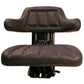 Black Wrap Around Seat with Arms Fits Massey Ferguson Replaces 193451M1