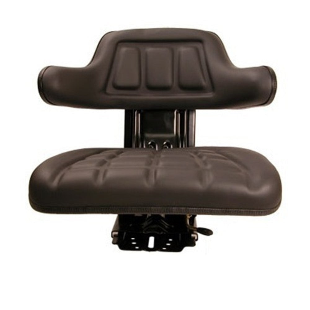 Black Wrap Around Seat with Arms Fits Massey Ferguson Replaces 193451M1