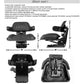 BLACK UNIVERSAL SEAT for Hesston Fiat Leyland Long David Brown Farmtrac Tractor