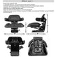 Black Wrap Around Seat with Arms Fits John Deere Replaces TY24764