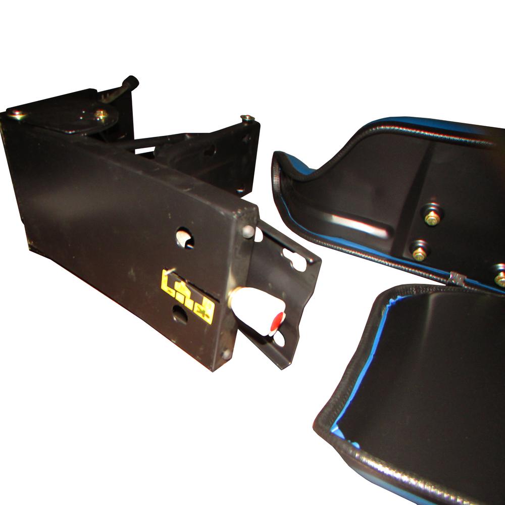 Blue Wrap Around Seat with Arms Fits Universal Products