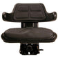 Universal Black Seat With Suspension Track and Adjustment Agnle