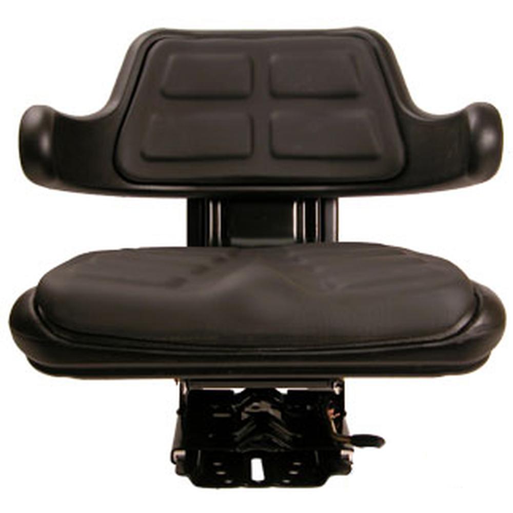 Universal Black Seat With Suspension Track and Adjustment Agnle