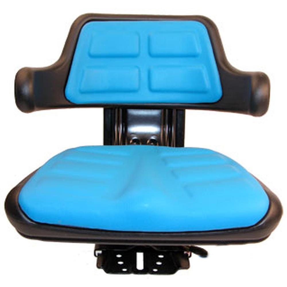 Blue Wrap Around Seat Back w/ Arms Fits Ford New Holland KV Universal Produ