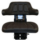 Wrap Around Back Black Seat w/ Arms Fits Case - IH Minneapolis Moline Oliver