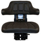Wrap Around Back Black Seat w/ Arms Fits Case - IH Minneapolis Moline Oliver