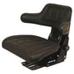 Wrap Around Back Black Seat w/ Arms Fits Case - IH Minneapolis Moline Oliver