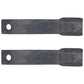 (2) W43048 Flat Offset Blades 21.750" x 4.000" Fits John Deere Rotary Cutters