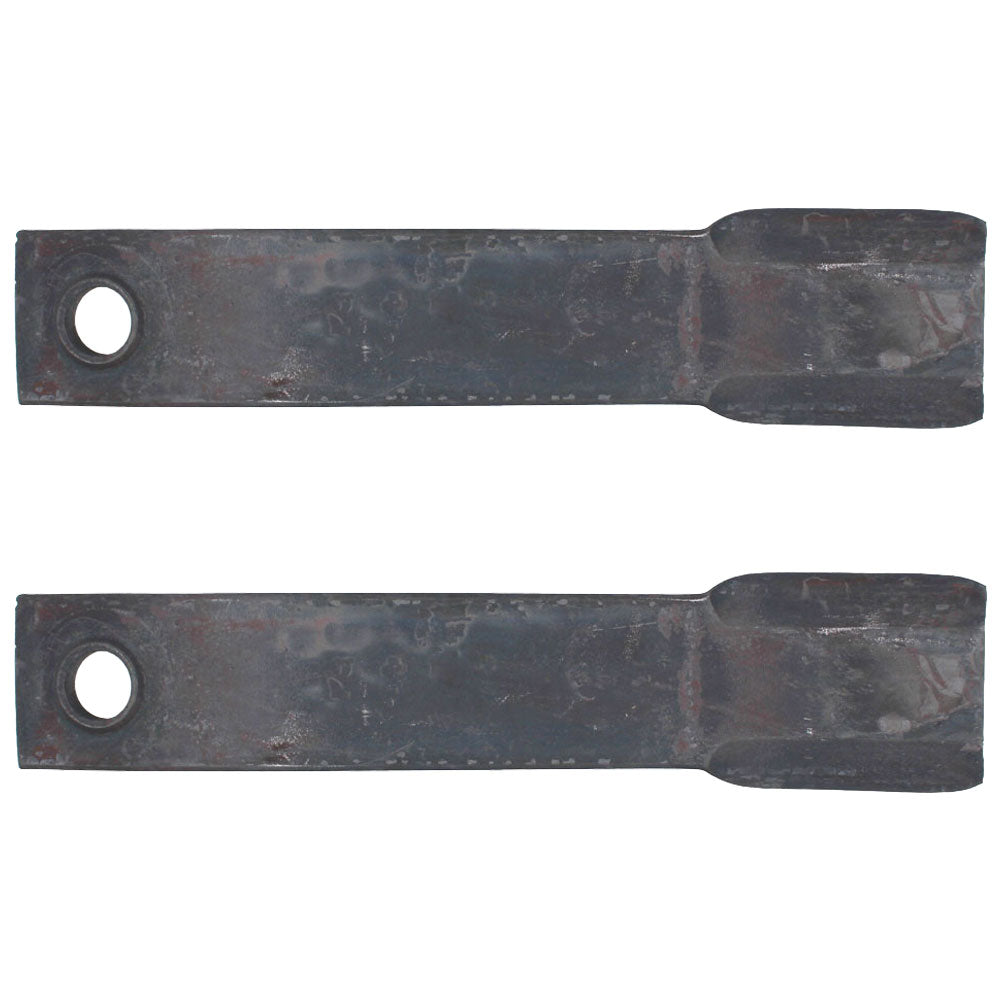 (2) W43048 Flat Offset Blades 21.750" x 4.000" Fits John Deere Rotary Cutters