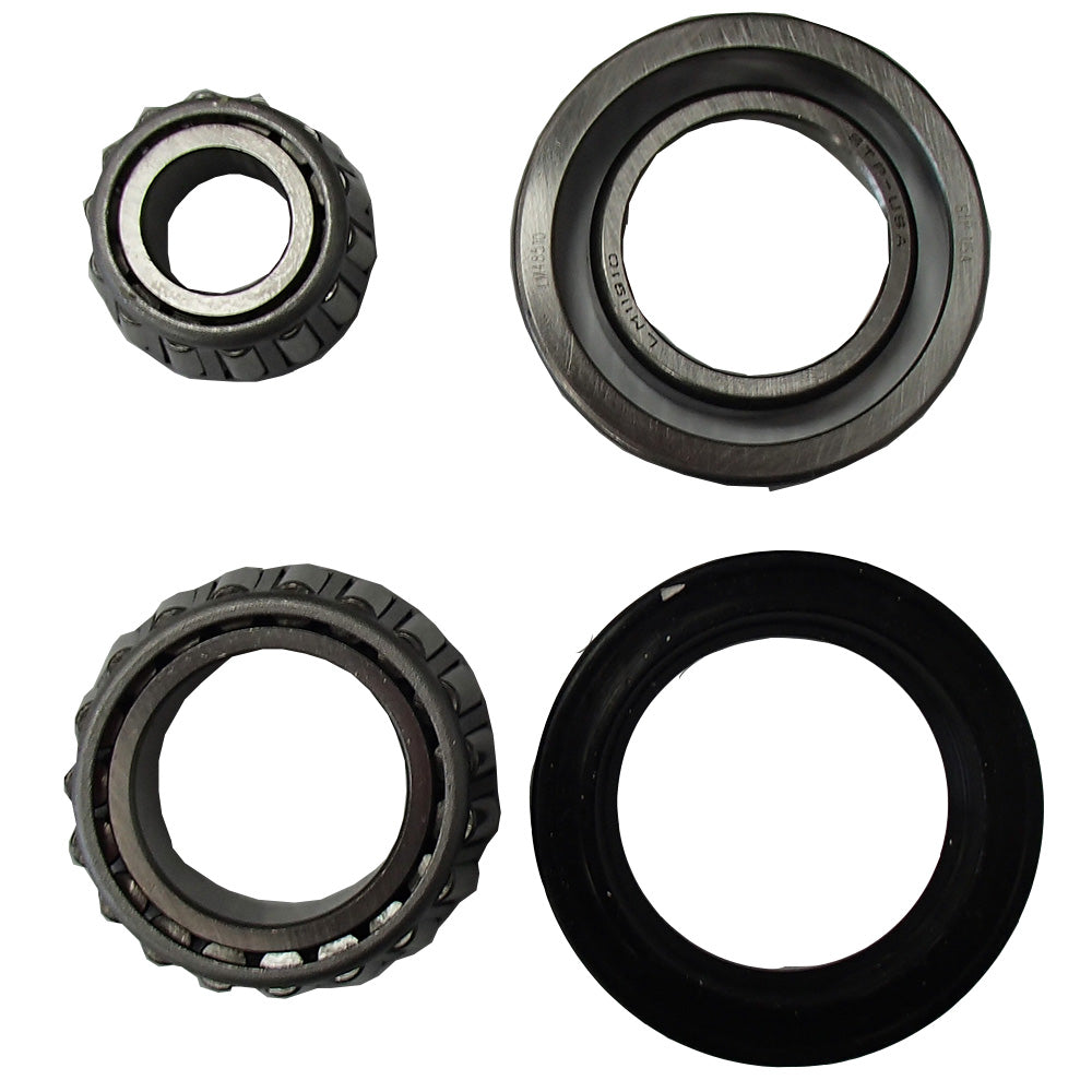 Front Wheel Bearing Kit Fits Massey Ferguson 165 175 180 Hubs w/ 3 Inch Dust Cap