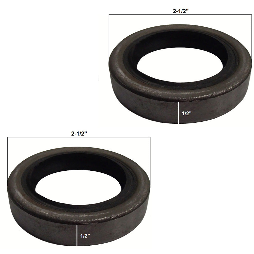 Qty 2 171255TB Trailer Hub Spindle Axle Double Lip Grease Seals for 3500lb Axles