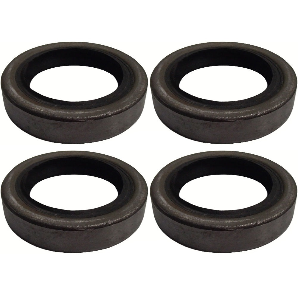 (Pack of 4) Double Lip Grease Seal 1.719" ID, 2.565" OD for 3500 lb Trailer Hub