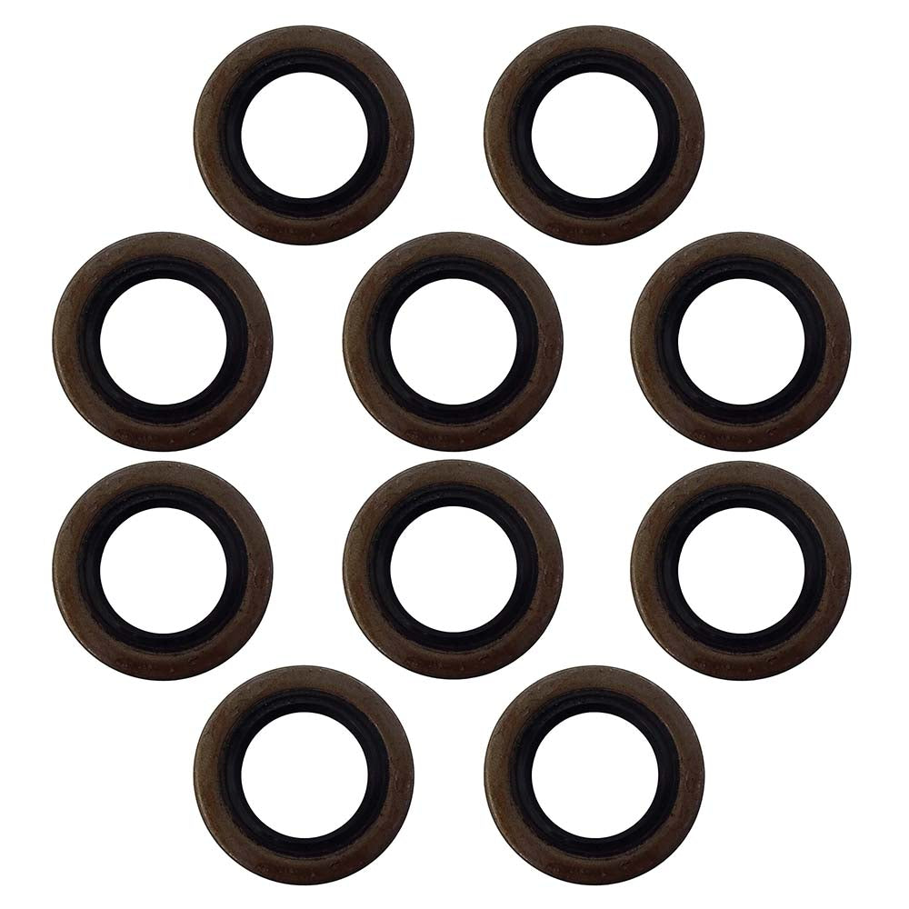 (10) Grease Seals Double Lip 1.249" x 1.983" Fit Trailer Hub Wheel 2000# Axle