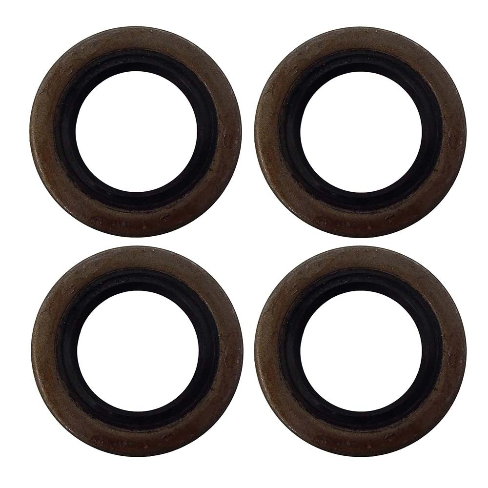 12192TB Four Double Lip Grease Seals for 2000lb Trailer Axles BT8 Spindle 1.249"